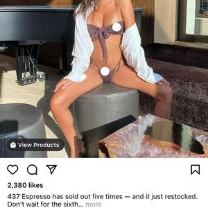 437 Bikini In Espresso